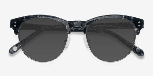 College Gray AcetateSunglass Frames from EyeBuyDirect, Closed View