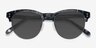 College Gray AcetateSunglass Frames from EyeBuyDirect, Closed View