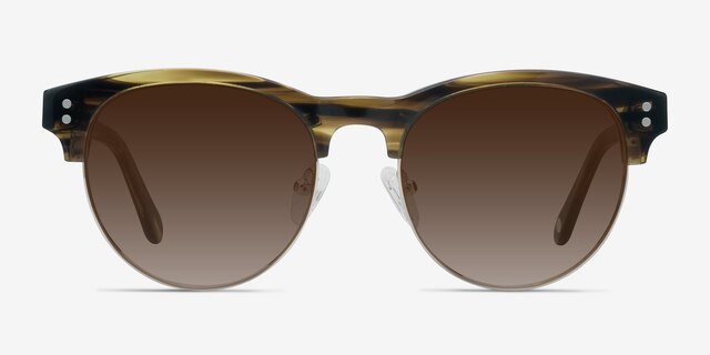 College Brown AcetateSunglass Frames from EyeBuyDirect, Front View