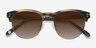College Brown AcetateSunglass Frames from EyeBuyDirect, Closed View