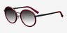 Lady Bird Matte Red AcetateSunglass Frames from EyeBuyDirect, Angle View