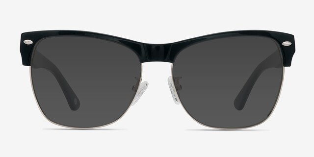 Ferris Black AcetateSunglass Frames from EyeBuyDirect, Front View