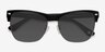 Ferris Black AcetateSunglass Frames from EyeBuyDirect, Closed View