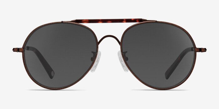 Nairobi Brown Acetate Sunglass Frames from EyeBuyDirect