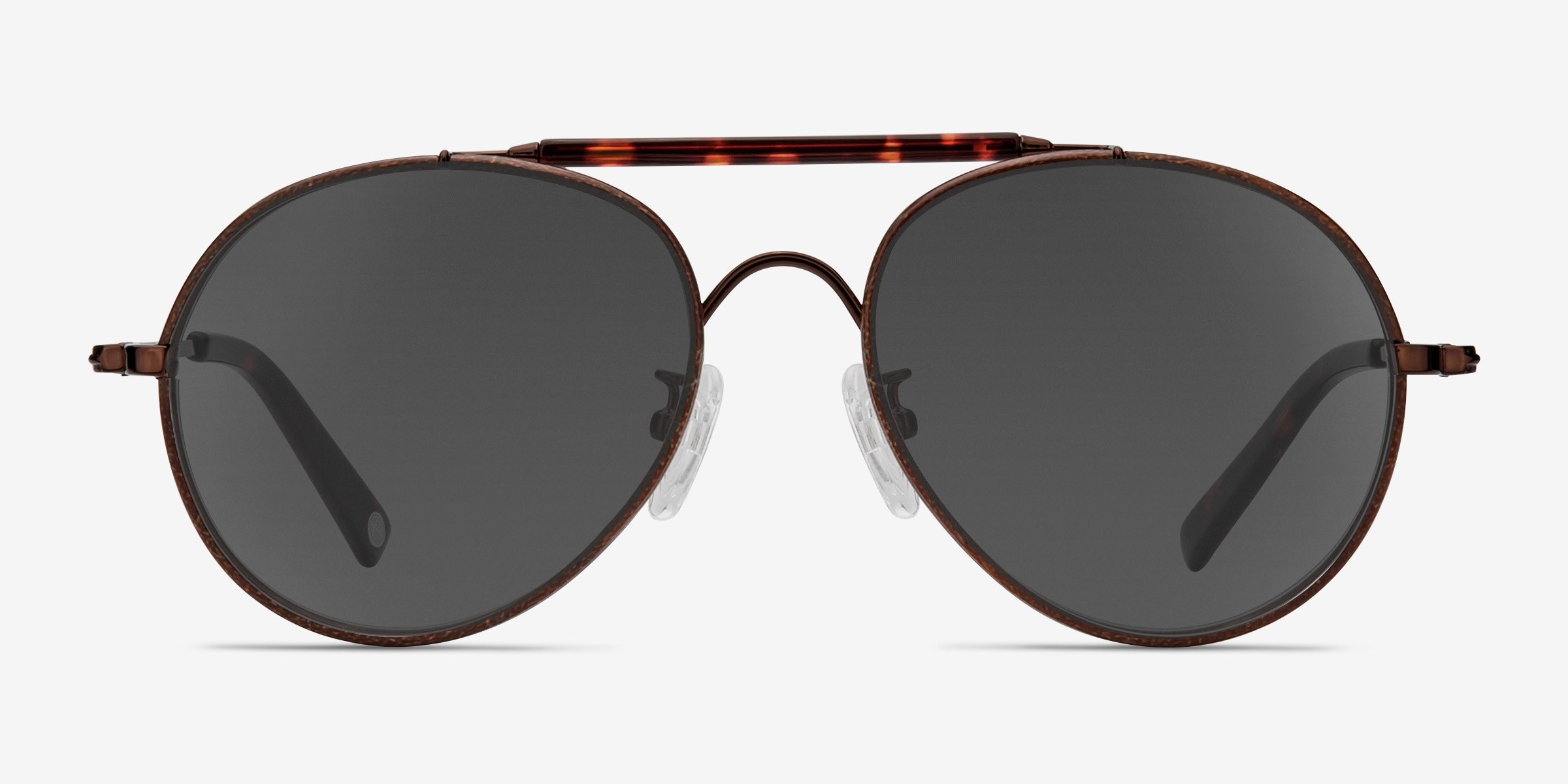 Nairobi Aviator Brown Frame Prescription Sunglasses Eyebuydirect