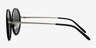 Well Black AcetateSunglass Frames from EyeBuyDirect, Side View