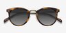 Sun Nostalgia Caramel Acetate-metalSoleil de Lunette de vue d'EyeBuyDirect, Vue Rapprochée