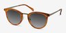Sun Nostalgia Cinnamon Acetate-metalSunglass Frames from EyeBuyDirect, Angle View