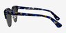 Swift Blue Mosaic AcetateSunglass Frames from EyeBuyDirect, Side View