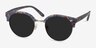 Samba Floral Gold Plastic-metalSunglass Frames from EyeBuyDirect, Angle View