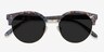 Samba Floral Gold Plastic-metalSunglass Frames from EyeBuyDirect, Closed View