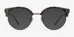Samba Dark Marble Plastic, MetalSunglass Frames from EyeBuyDirect, Front View