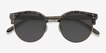 Samba Dark Marble Plastic, MetalSunglass Frames from EyeBuyDirect, Closed View