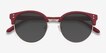 Samba Red Plastic, MetalSunglass Frames from EyeBuyDirect, Closed View