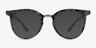 Lulu Gray Floral MetalSunglass Frames from EyeBuyDirect, Front View