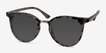 Lulu Gray Floral MetalSunglass Frames from EyeBuyDirect, Angle View