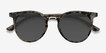 Lulu Gray Floral MetalSunglass Frames from EyeBuyDirect, Closed View