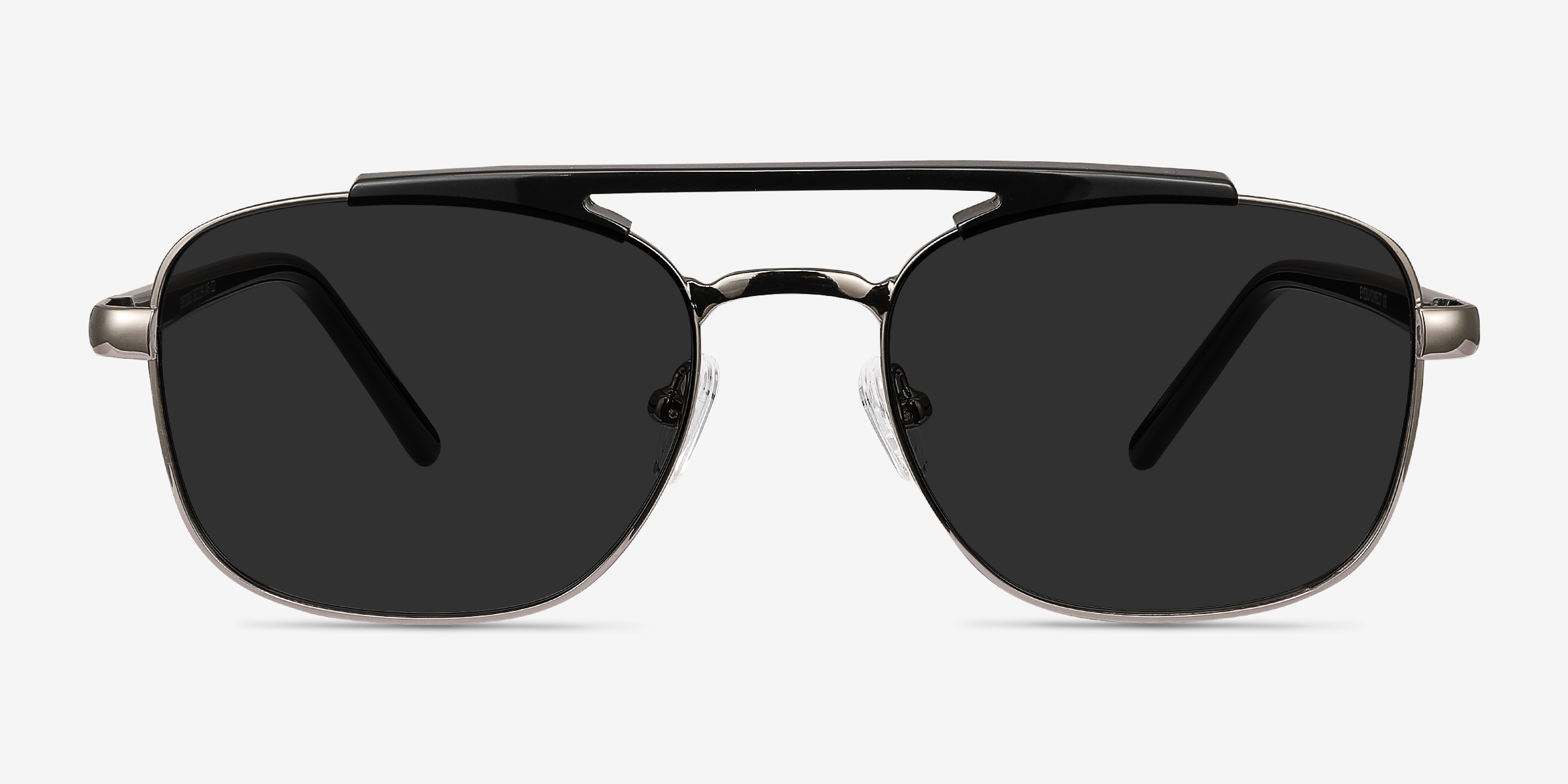 Decode - Aviator Black Gunmetal Frame Sunglasses For Men | Eyebuydirect
