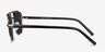 Decode Black Gunmetal Acetate-metalSunglass Frames from EyeBuyDirect, Side View