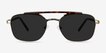 Decode Tortoise Bronze Acetate, MetalSunglass Frames from EyeBuyDirect, Front View