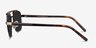 Decode Tortoise Bronze Acetate-metalSunglass Frames from EyeBuyDirect, Side View