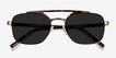 Decode Tortoise Bronze Acetate, MetalSunglass Frames from EyeBuyDirect, Closed View