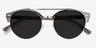 Sands Gray Acetate-metalSunglass Frames from EyeBuyDirect, Closed View