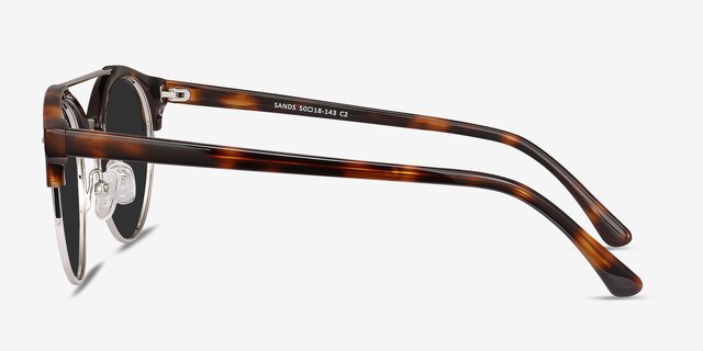 Sands Tortoise Acetate-metalSunglass Frames from EyeBuyDirect, Side View