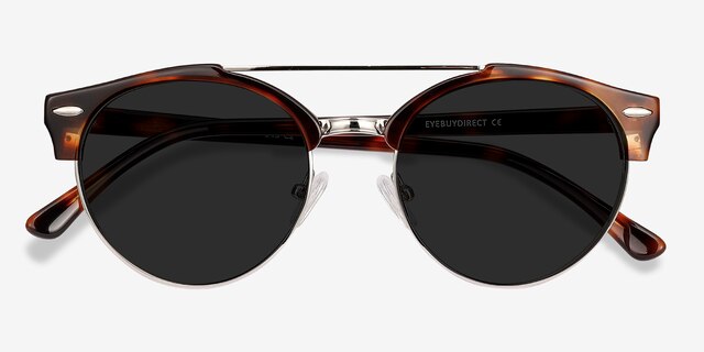 Sands Tortoise Acetate-metalSunglass Frames from EyeBuyDirect, Closed View
