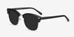 Strata Black Acetate, MetalSunglass Frames from EyeBuyDirect, Angle View