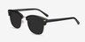 Strata Black Acetate-metalSunglass Frames from EyeBuyDirect, Angle View