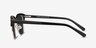 Strata Black Acetate-metalSunglass Frames from EyeBuyDirect, Side View