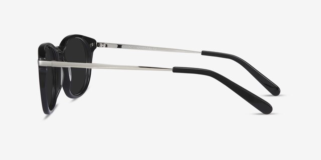 Council Black Acetate-metalSunglass Frames from EyeBuyDirect, Side View