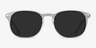 Council Clear Acetate-metalSunglass Frames from EyeBuyDirect, Front View