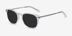 Council Clear Acetate, MetalSunglass Frames from EyeBuyDirect, Angle View
