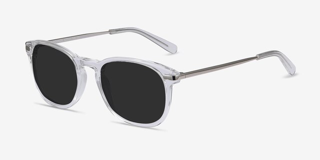 Council Clear Acetate-metalSunglass Frames from EyeBuyDirect, Angle View
