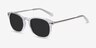 Council Clear Acetate-metalSunglass Frames from EyeBuyDirect, Angle View