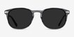 Council Gray Striped Acetate, MetalSunglass Frames from EyeBuyDirect, Front View