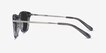 Council Gray Striped Acetate, MetalSunglass Frames from EyeBuyDirect, Side View
