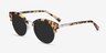 Kiri Écailles Acetate-metalSoleil de Lunette de vue d'EyeBuyDirect, Vue d'Angle