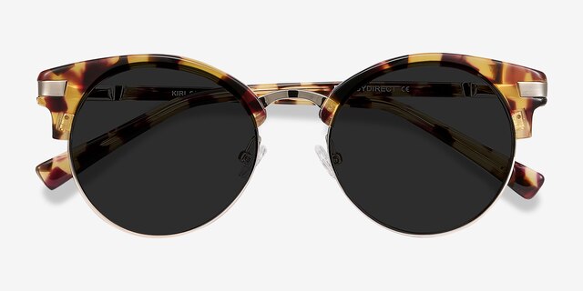 Kiri Écailles Acetate-metalSoleil de Lunette de vue d'EyeBuyDirect, Vue Rapprochée
