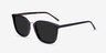Yuma Navy Acetate-metalSunglass Frames from EyeBuyDirect, Angle View