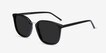 Yuma Black Acetate, MetalSunglass Frames from EyeBuyDirect, Angle View