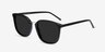 Yuma Noir Acetate-metalSoleil de Lunette de vue d'EyeBuyDirect, Vue d'Angle