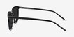 Yuma Black Acetate, MetalSunglass Frames from EyeBuyDirect, Side View