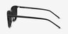 Yuma Noir Acetate-metalSoleil de Lunette de vue d'EyeBuyDirect, Vue de Côté