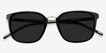 Yuma Black Acetate, MetalSunglass Frames from EyeBuyDirect, Closed View