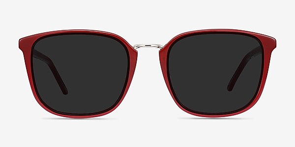 Yuma Red Acetate-metal Sunglass Frames