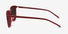 Yuma Red Acetate-metalSunglass Frames from EyeBuyDirect, Side View