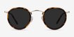 Critic Tortoise AcetateSunglass Frames from EyeBuyDirect, Front View